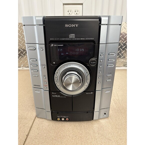 Sony MHC-GX250 Mini Hi-Fi Component Shelf Stereo System Radio CD Player Cassette - Picture 3 of 16